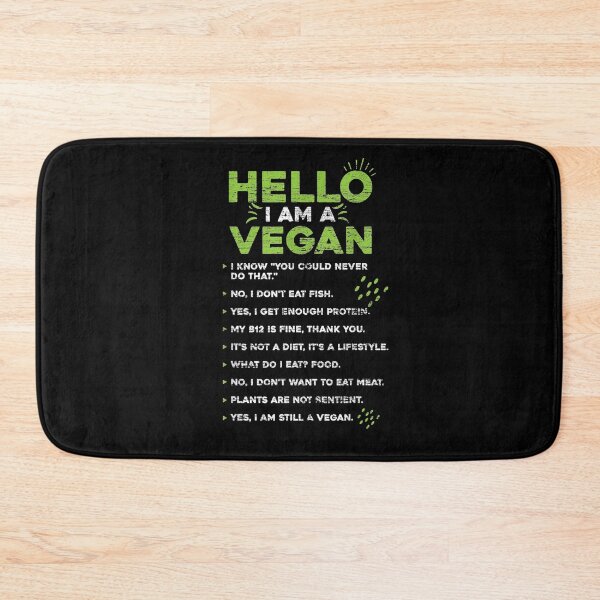 Item preview, Hello Im A Vegan designed and sold by tolivia.