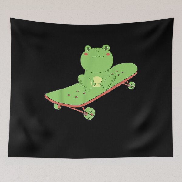 Item preview, Frog On Skateboard designed and sold by tolivia.
