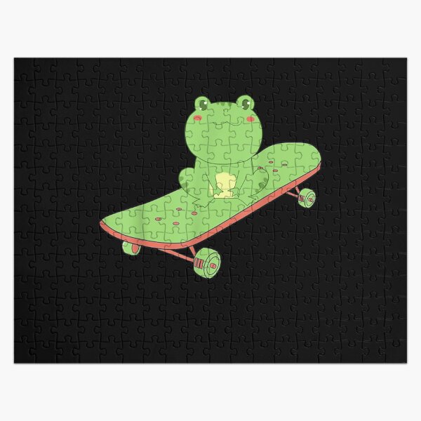 Item preview, Frog On Skateboard designed and sold by tolivia.