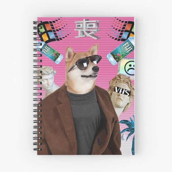 Artikelvorschau, Vaporwave Hund entworfen und verkauft von Aiden  Bell.