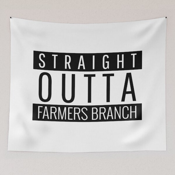 Item preview, Straight Outta Farmers Branch Texas  designed and sold by Teelogic.