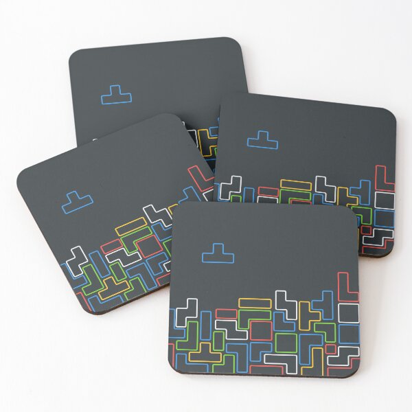 Item preview, Retro Blocks Video Game Color Pattern designed and sold by anziehend.