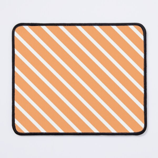 Item preview, Creamsicle Diagonal Stripes designed and sold by Moonshine Paradise.