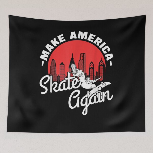 Item preview, Skater Make America Skate Again Skateboarding designed and sold by nancyholly.