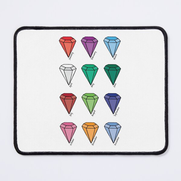 Item preview, Birthstones Month Watercolor Chart designed and sold by murialbezanson.