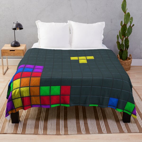 Item preview, Retro Blocks Video Game Pattern designed and sold by anziehend.