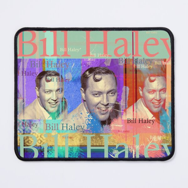 Item preview, Bill Haley portrait, rock n roll musician designed and sold by Mauswohn.
