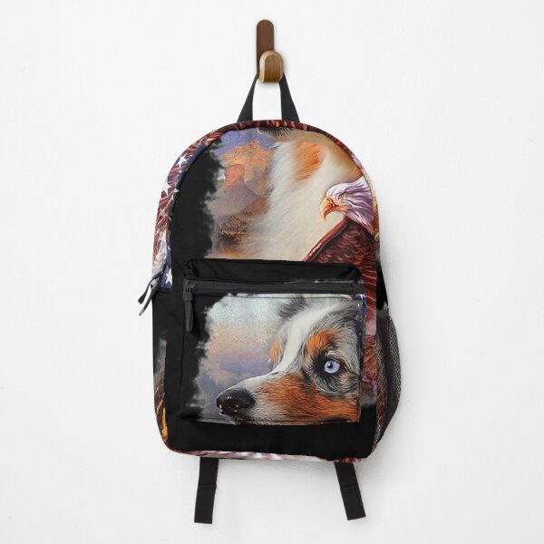 Item preview, Australian Shepherd American Patriot designed and sold by nancyholly.