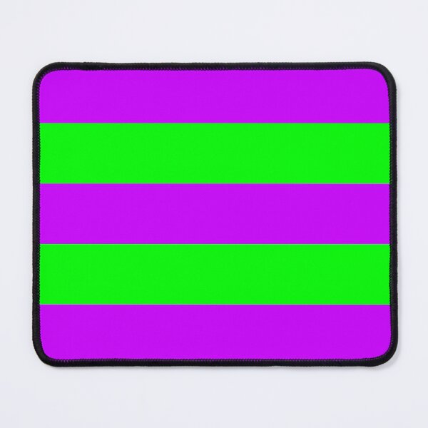 Item preview, Neon Purple & Green Wide Horizontal Stripes #2 designed and sold by Moonshine Paradise.