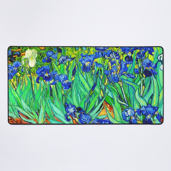 Irises - Vincent Van Gogh Desk Mat