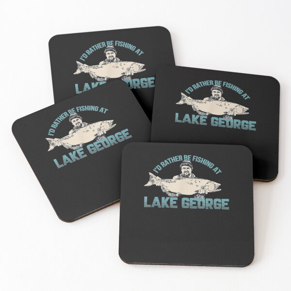 Item preview, Lake George Lake Life I'd Rather Be Fishing At The Lake designed and sold by nancyholly.