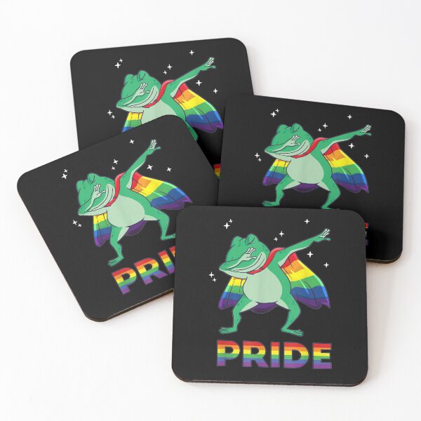 Item preview, Frog Lgbtq Rainbow Flag Gay Lesbian Pride Ally designed and sold by nancyholly.