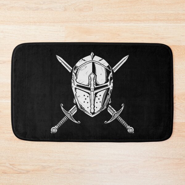 Item preview, Paladin Knight Helmet and Crossed Swords Crest designed and sold by MichaelHoweArts.