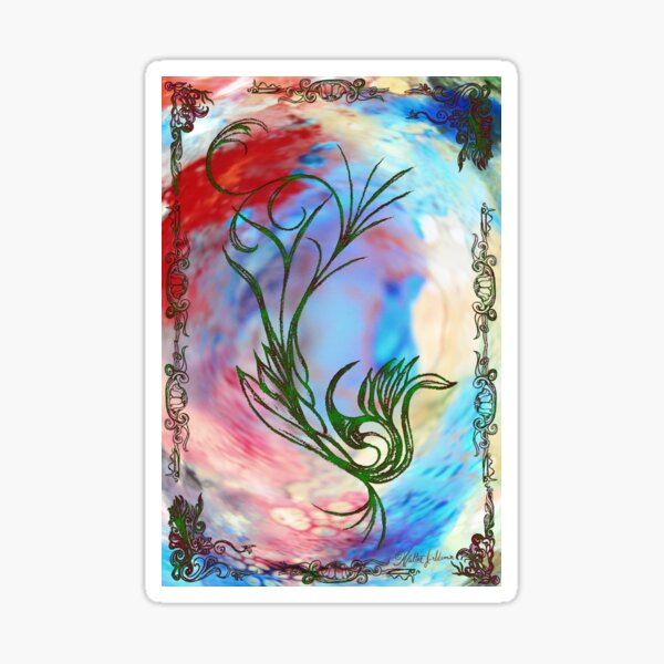 Cock Flourish.jpg Sticker