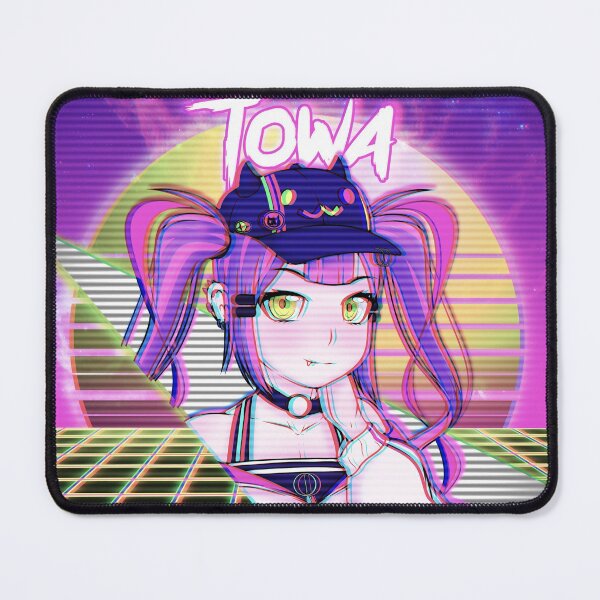 Item preview, Tokoyami Towa Hololive Outrun Aesthetic designed and sold by TonaPlancarte.