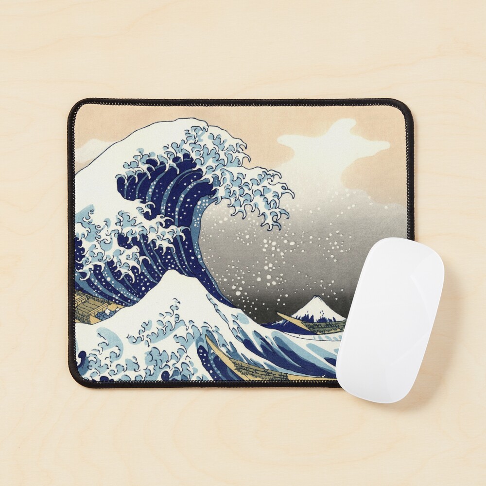 The Great Wave off Kanagawa - Hokusai Mouse Pad