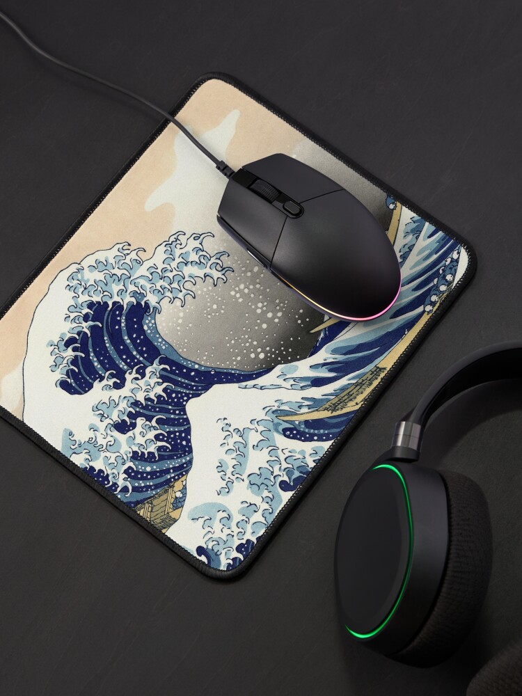 Alternate view of The Great Wave off Kanagawa - Hokusai Mouse Pad