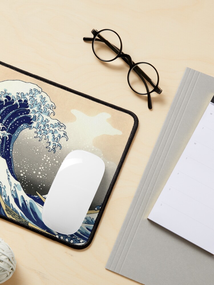 Alternate view of The Great Wave off Kanagawa - Hokusai Mouse Pad