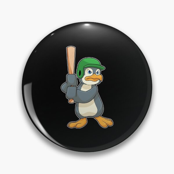 Item preview, Penguin at Baseball with Baseball bat & Helmet designed and sold by Snabdesign84.