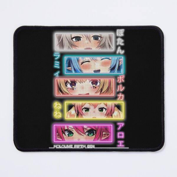 Item preview, Hololive 5th Gen Neon Botan, Lamy, Polka Nene, Aloe designed and sold by TonaPlancarte.