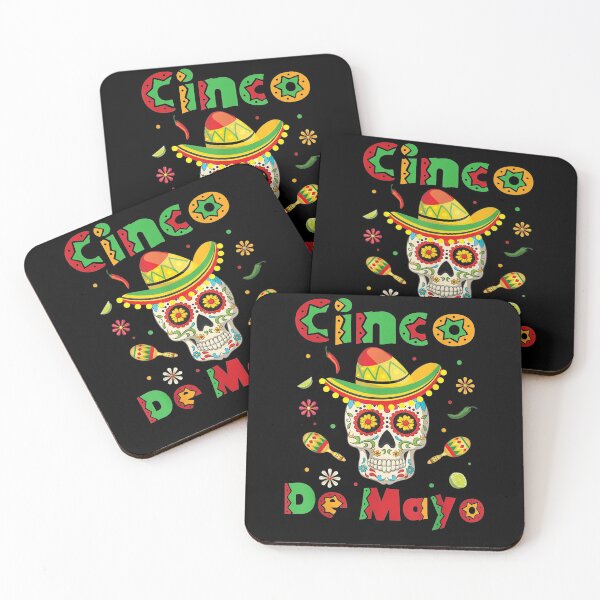 Item preview, Cinco De Mayo Sugar Skull Mexican Fiesta Taco designed and sold by tolivia.