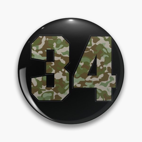 Item preview, Army Camouflage Number Thirty-Four Soldiers Lucky Number 34 designed and sold by Urosek.