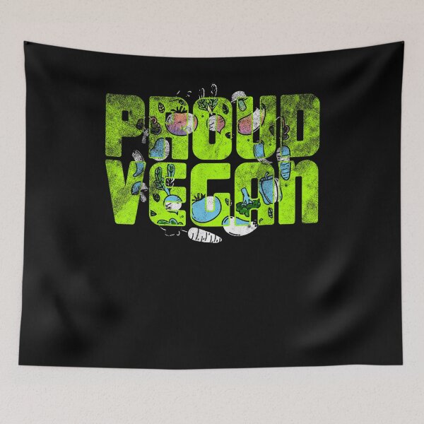 Item preview, Proud Vegan Vegetarian Food I Am A Vegan designed and sold by robinxam.