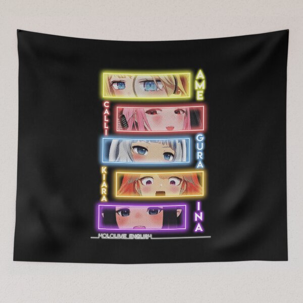 Item preview, Hololive English Neon Amelia, Calliope, Gura, Kiara, Ina'nis designed and sold by TonaPlancarte.