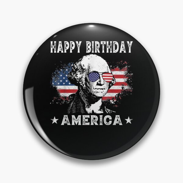 Item preview, Happy Birthday America 4th Of July George Washington designed and sold by tolivia.