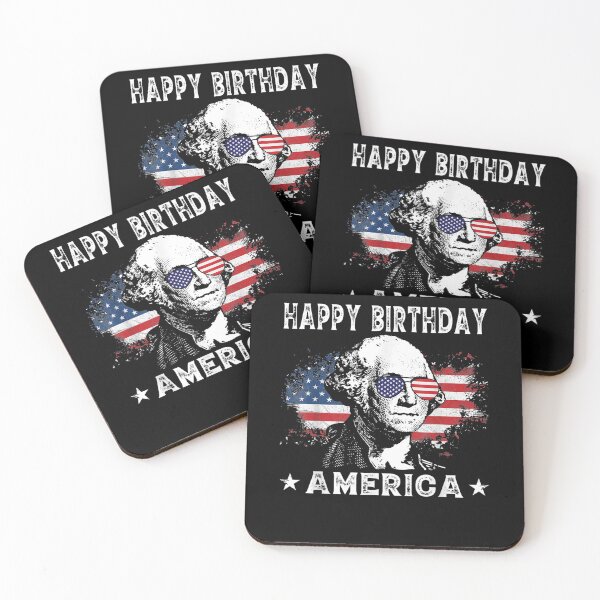Item preview, Happy Birthday America 4th Of July George Washington designed and sold by tolivia.
