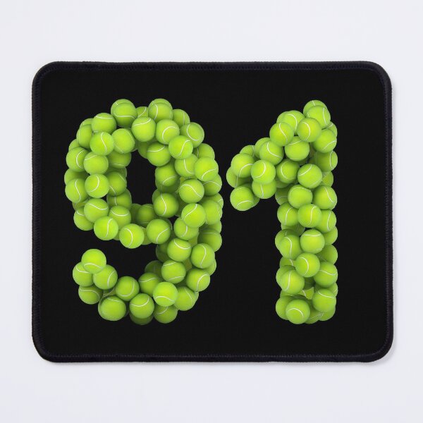 Item preview, Tennis Player Number 91 - Tennis Sports ninety-one Game Set Match 91 designed and sold by elhefe.