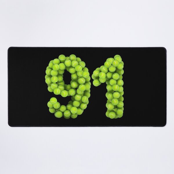 Item preview, Tennis Player Number 91 - Tennis Sports ninety-one Game Set Match 91 designed and sold by elhefe.