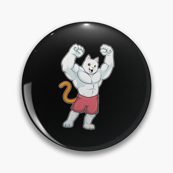 Item preview, Cat Bodybuilder Bodybuilding Sports designed and sold by Snabdesign84.
