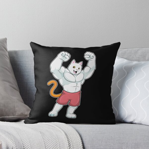 Item preview, Cat Bodybuilder Bodybuilding Sports designed and sold by Snabdesign84.