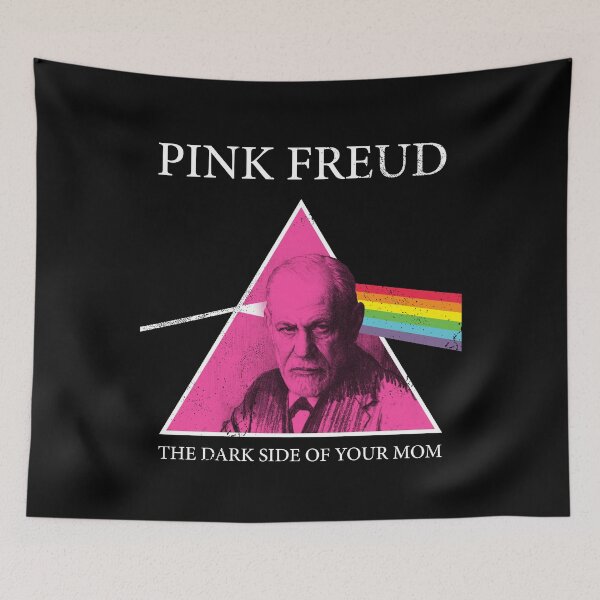 Aperçu de l'œuvre Freud rose Le côté obscur de ta mère créée et vendue par kolbasound.