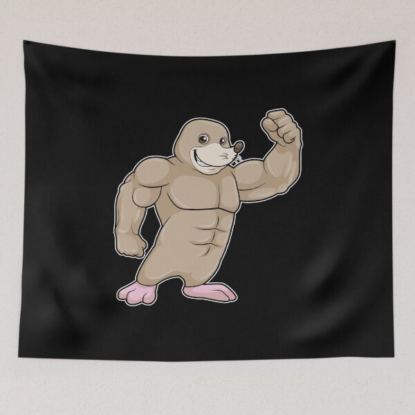 Item preview, Mole Bodybuilder Bodybuilding Sports designed and sold by Snabdesign84.