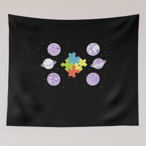 Item preview, Kids Planets Puzzle Autism Awareness Gifts For Autistic Boys Kids designed and sold by robinxam.