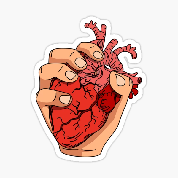 Solitude Heart Sticker – The Brass Hand