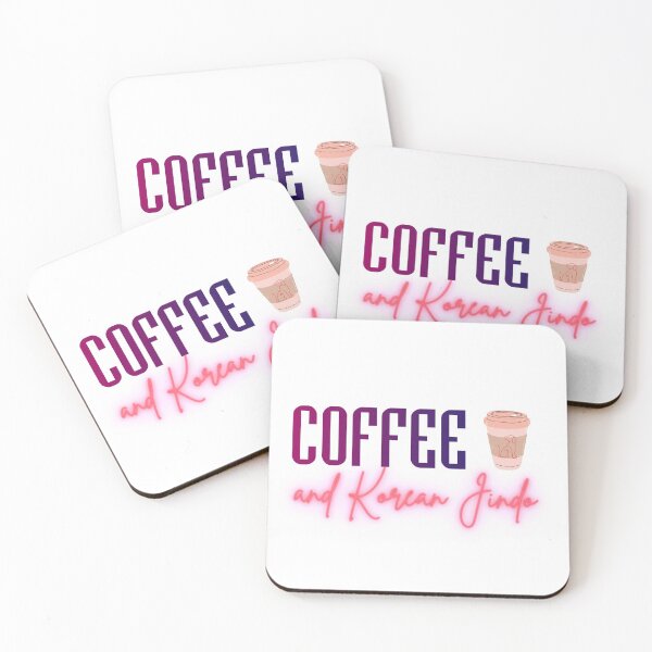 Item preview, Coffee and Korean Jindo | Gradient Colors designed and sold by Mintminz.