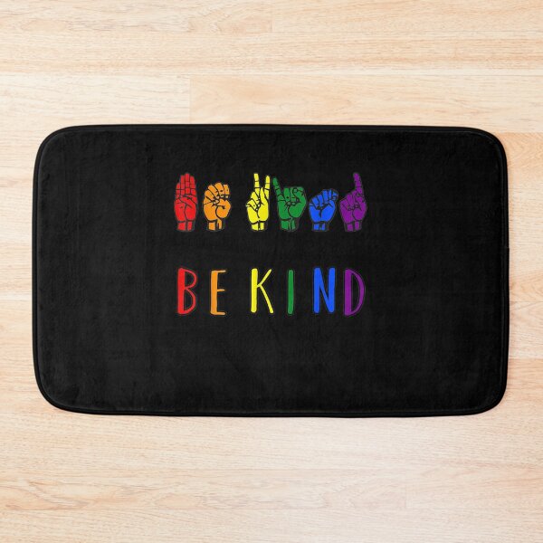 Item preview, Be Kind Pride Sign Language Rainbow Teachers Interpreter Asl designed and sold by robinxam.