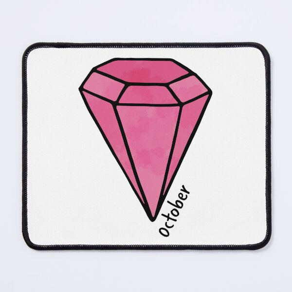 Item preview, October Pink Sapphire Birthstone designed and sold by murialbezanson.