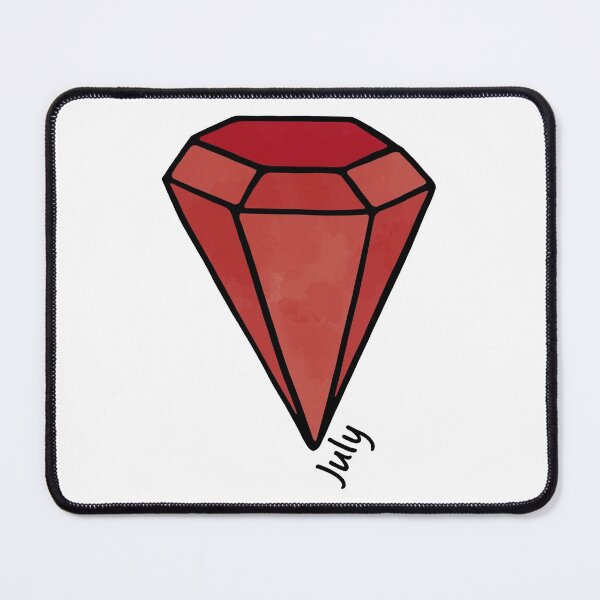 Item preview, July Ruby Birthstone designed and sold by murialbezanson.