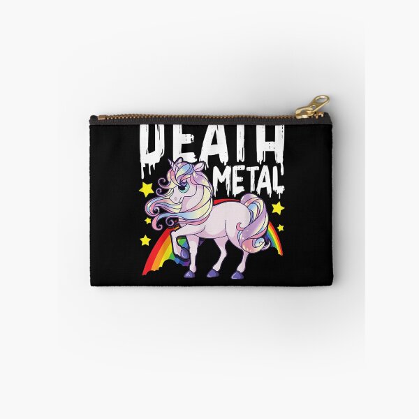 Item preview, Unicorn Death Metal Concert Rocker Rainbow Goth Head Banger designed and sold by tolivia.