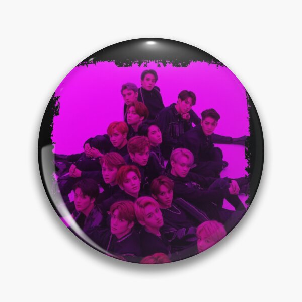 Item preview, NCT Kpop Group Members Purple Korean Kpop RGB Color Design designed and sold by Piosenka Art.