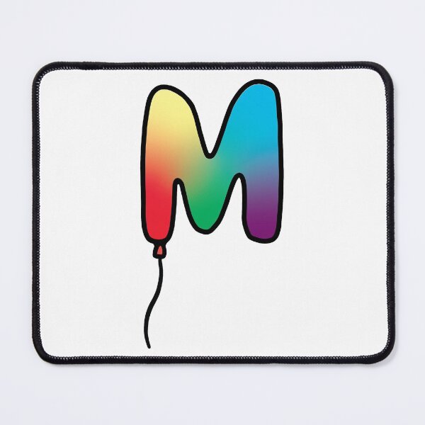 Item preview, Initial Monogram Balloon Letter M designed and sold by murialbezanson.