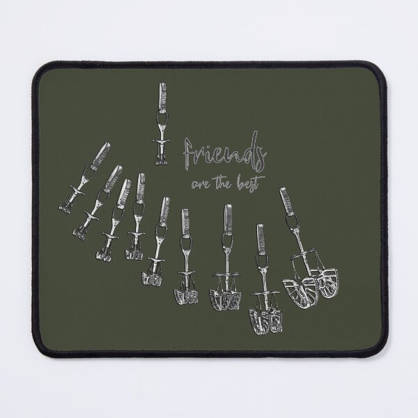 Item preview, Friends are the best mountain friends adventure - trad climbing designed and sold by MadandMean.