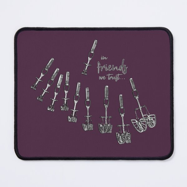 Item preview, In friends we trust ... alpine climbing - trad climbing designed and sold by MadandMean.