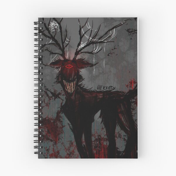 Item preview, Creepy deer horror edgy demon monster spooky designed and sold by Hekkoto.