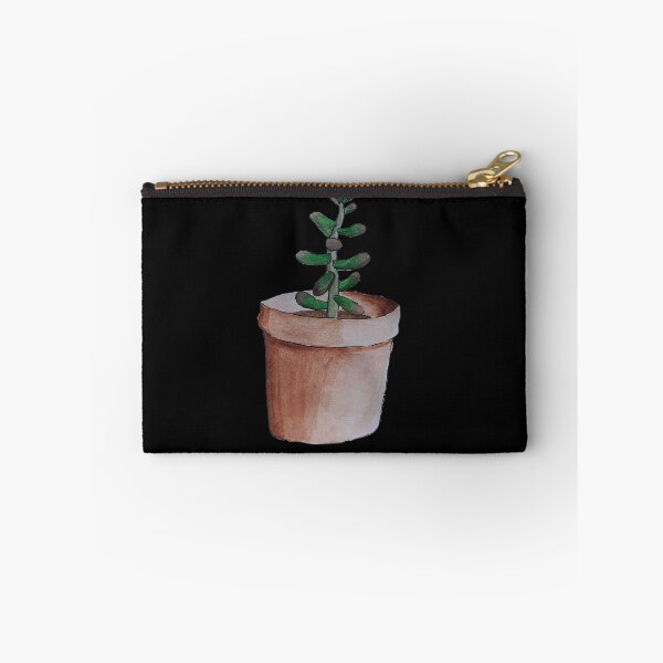 Item preview, cacti succulent in a pot (Black Background) designed and sold by -Lily-Anne-.