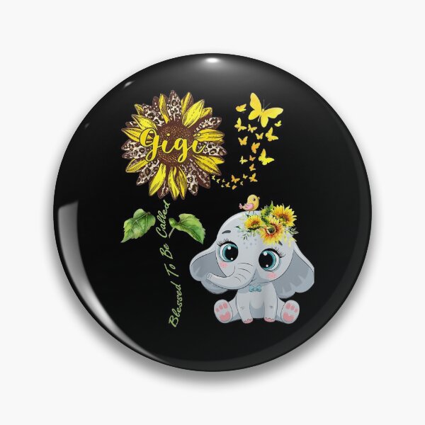 Item preview, Blessed To Be Called Gigi Leopard Sunflower Elephant designed and sold by robinxam.
